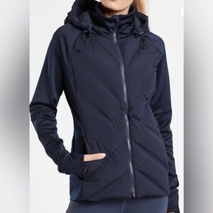 Athleta Women's inlet Apex Jacket Navy Blue
